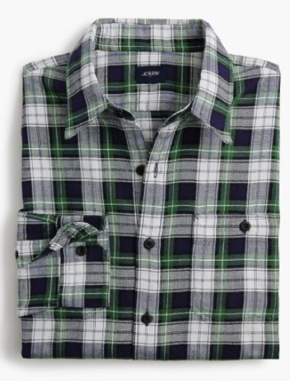 J. Crew Factory Double-pocket Twill Shirt